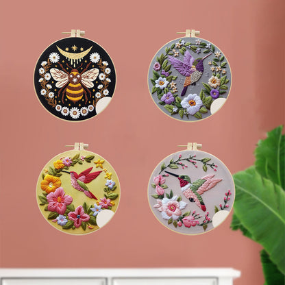 Wild Wings Embroidery Kit