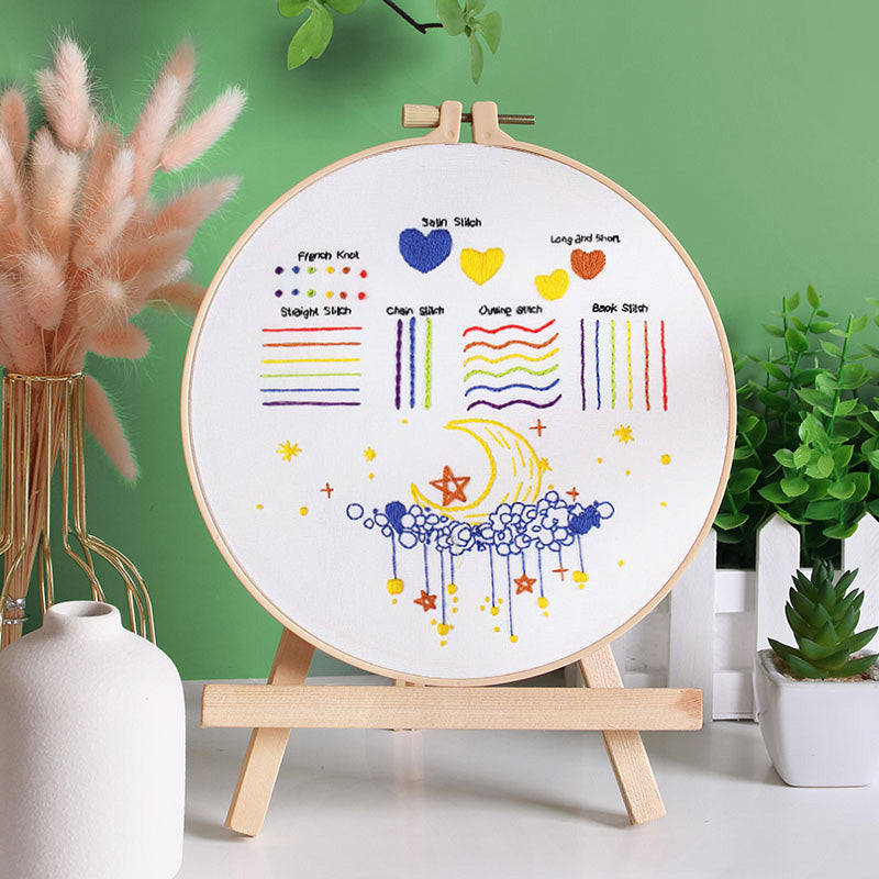 Embroidery Stitches Ocean Learner Kits for Beginner