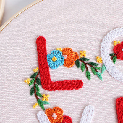 Love Blossoms Embroidery Kit: A Celebration of Creativity and Connection