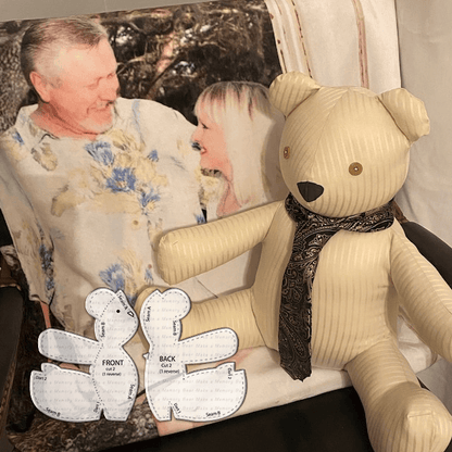 Simple Memory Bear Template Set - With Instructions