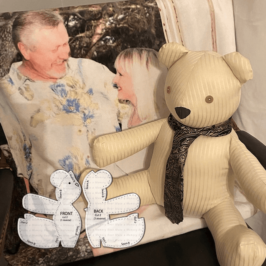 Simple Memory Bear Template Set - With Instructions