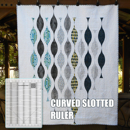 Patchwork Quilt Curved Slotted Ruler (With Instructions)