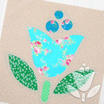 DIY Tulip Quilt Templates Set - With Instructions