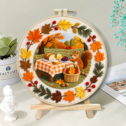 Autumn Forest Embroidery Kit
