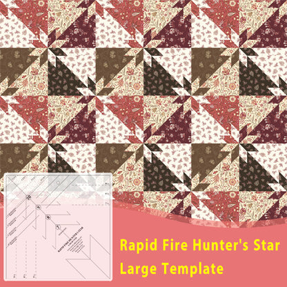 Rapid Fire Hunter's Star Large Template - With Instructions
