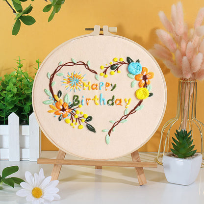 Happy Birthday Embroidery Kit: A Cheerful Stitching Celebration 🎂