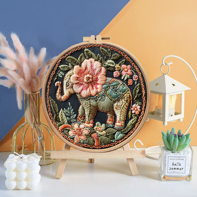 Elephants Everlasting Embroidery Kit