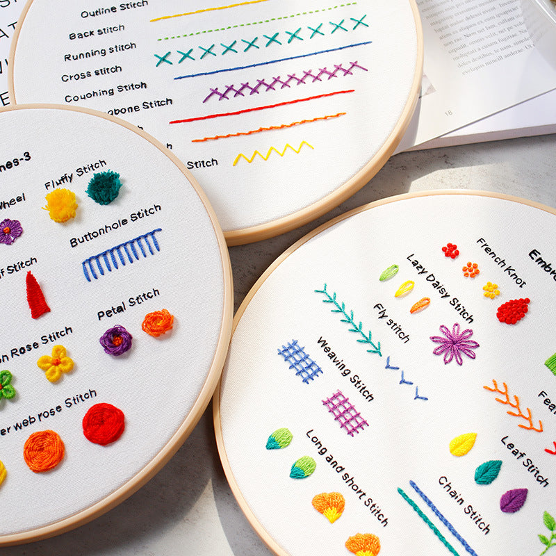 Beginner Kit for Embroidery Stitches