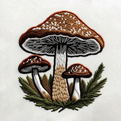 Rubbyoo Embroidery Kit - Mushroom