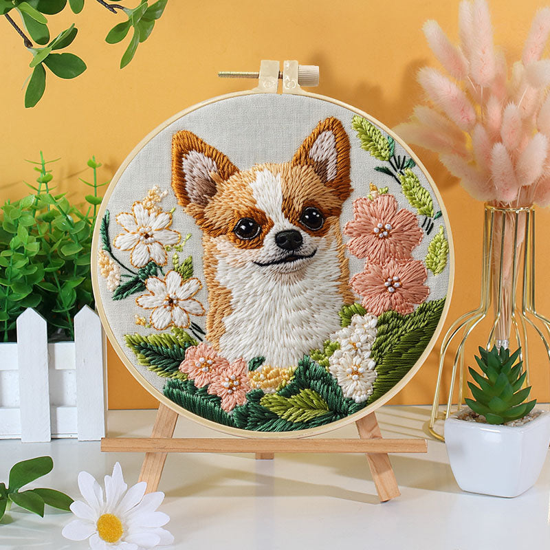 Peacock Splendor Embroidery Kit
