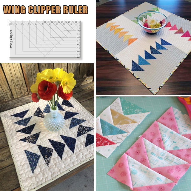 Wing Clipper Ruler for Making Perfect Flying Geese