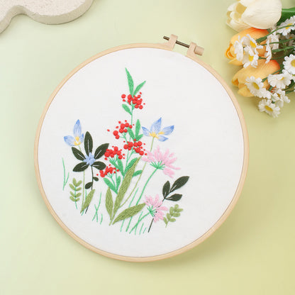 Wildflower Bouquet - Themed DIY Embroidery Kits
