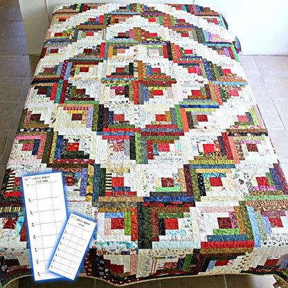 Log Cabin Maker Template Set- With Instructions