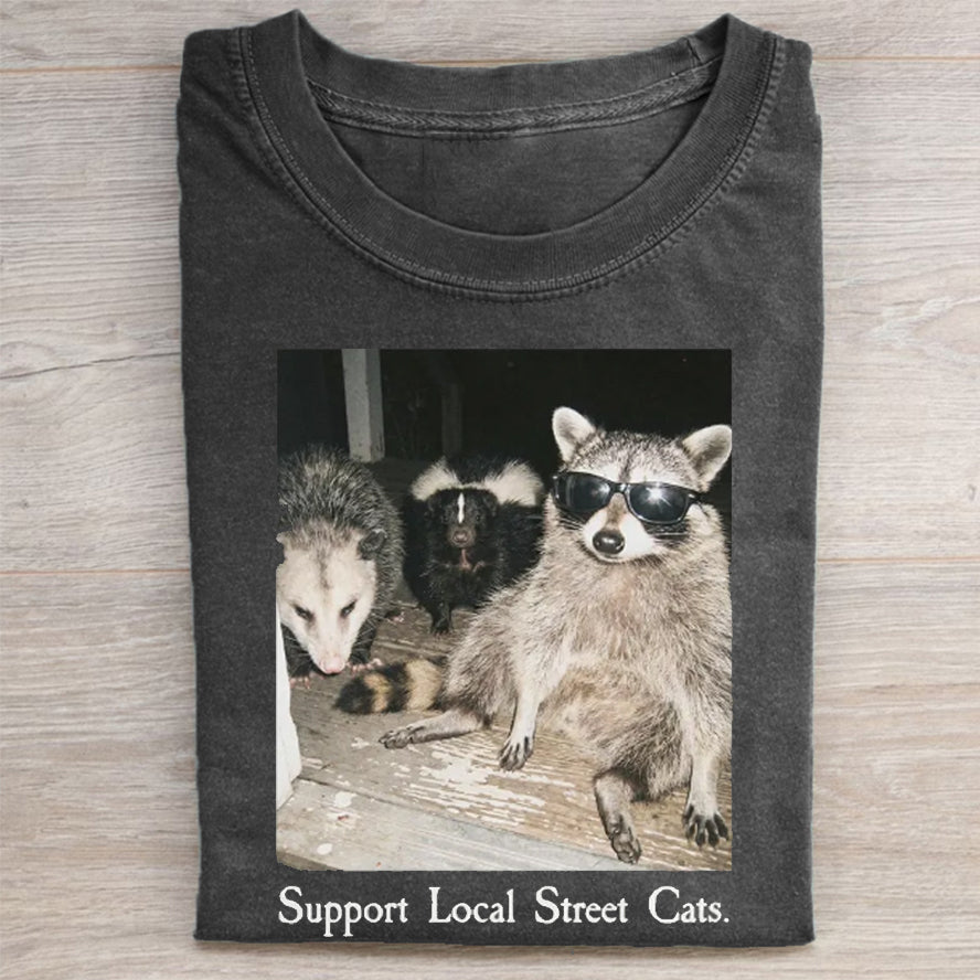 Support Local Street Cats T-shirt
