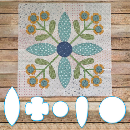 Prairie Meadow Sew Template Set - (With Instructions)