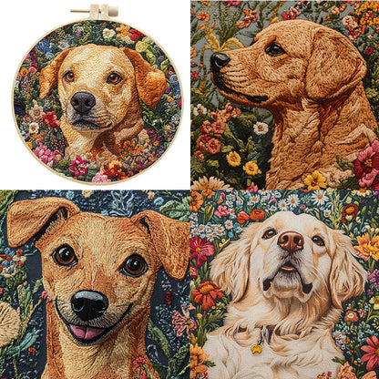 Paws & Blooms Embroidery Kit