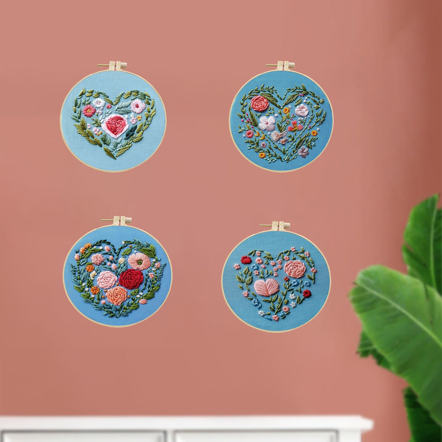 Heartfelt Bloom Embroidery Kit