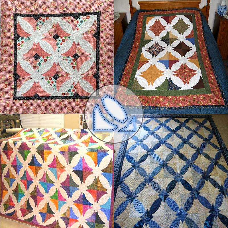 Victor's Bouquet Quilt Template Set- With Instructions