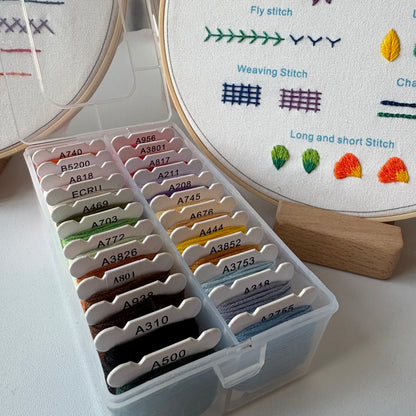 Embroidery Thread Set: Vibrant Colors for Your Creative Projects