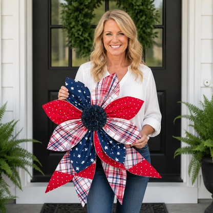 《The Heritage Bloom》Custom Wreath & Bow Sewing Template Set - With Instructions