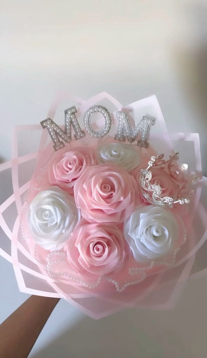 Eternal Roses - HandMade From Satin Ribbon(Never Wither)