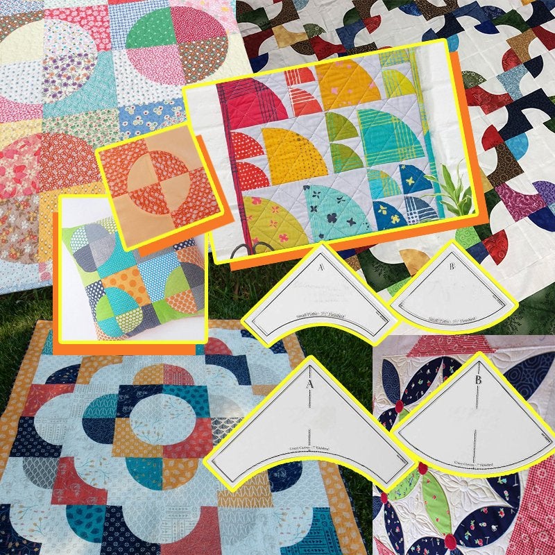 Quick Curve Quilt Template Set
