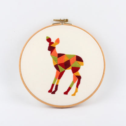 Geometric Animal - Themed DIY Embroidery Kits