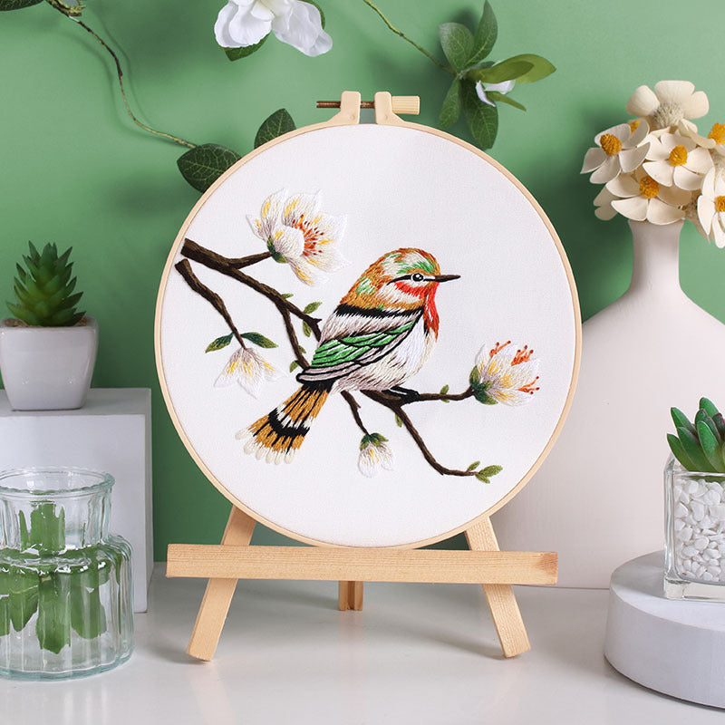 Songbird And Blossom - Themed DIY Embroidery Kits