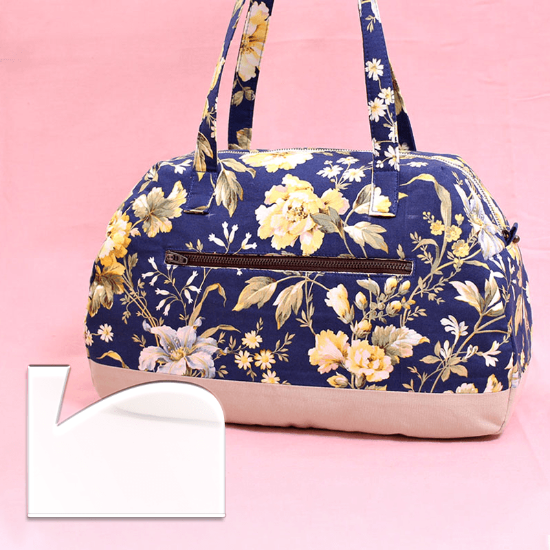DIY Large Capacity Boston Bag Template Set - With Instructions