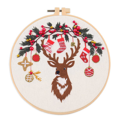 Christmas Cute Creatures  - Themed DIY Embroidery Kits