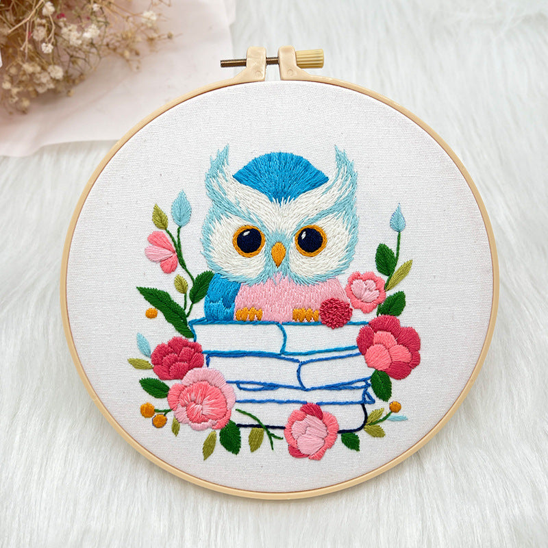 Whimsical Owl - Themed DIY Embroidery Kits