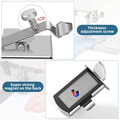 Magnetic Seam Guide For Sewing Machine