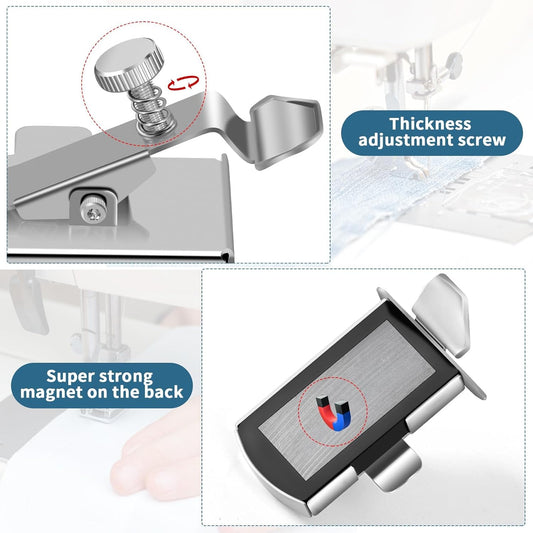 Magnetic Seam Guide For Sewing Machine