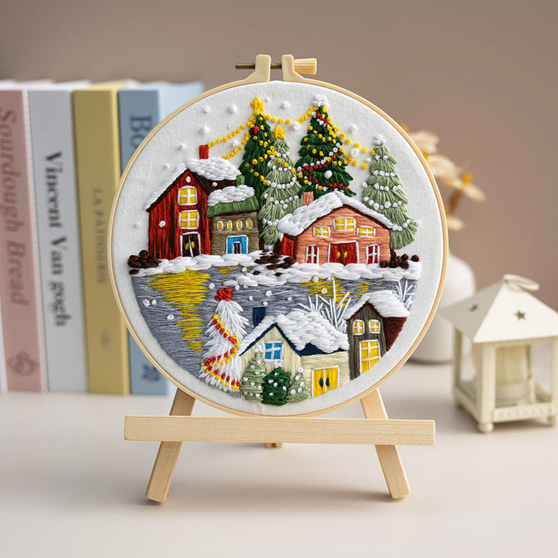 Winterscape -Themed DIY Embroidery Kits