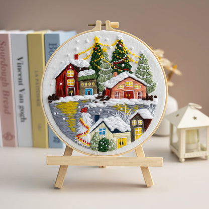 Winterscape -Themed DIY Embroidery Kits
