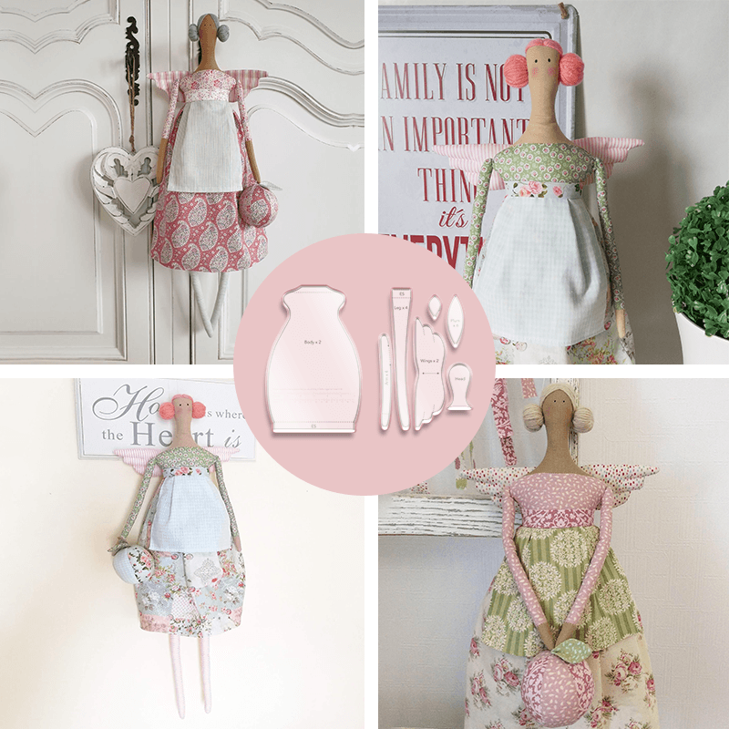 Tilda Kitchen Doll Template Set (7 PCS) - With Instructions