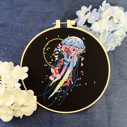 Ocean Jellyfish - Themed DIY Embroidery Kits
