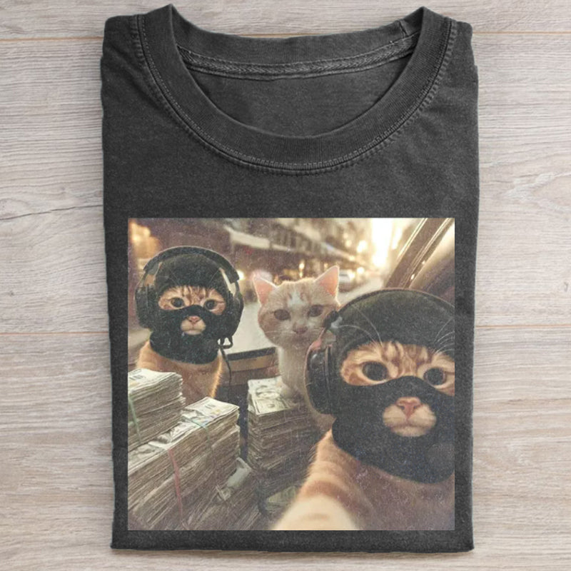 CSGO Tactical Kitty Graphic T-shirt