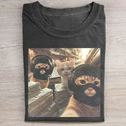 CSGO Tactical Kitty Graphic T-shirt