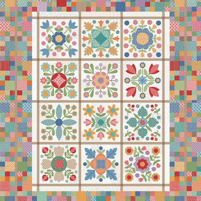 Prairie Meadow Sew Template Set - (With Instructions)