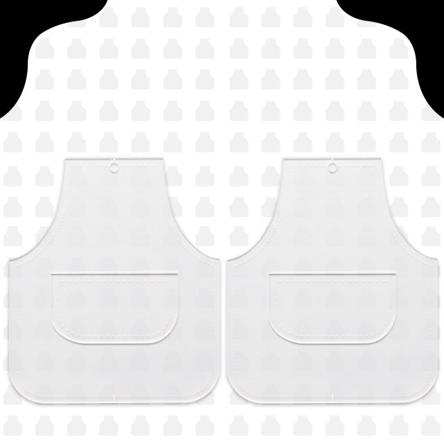Apron Hot Pads Acrylic Template  - With Instructions