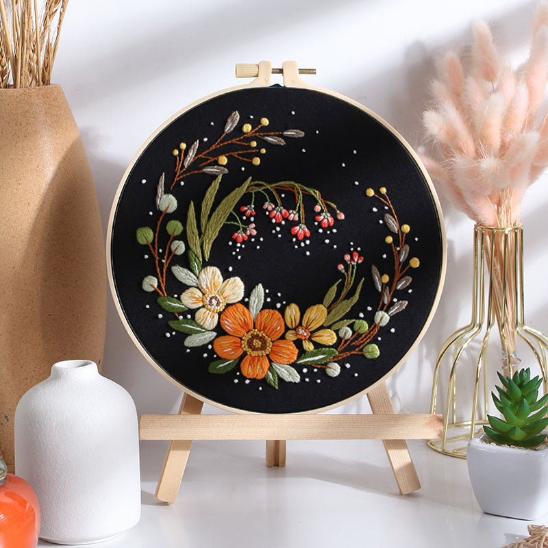 Floral Whispers Embroidery Kit: Let Every Bloom Tell a Story