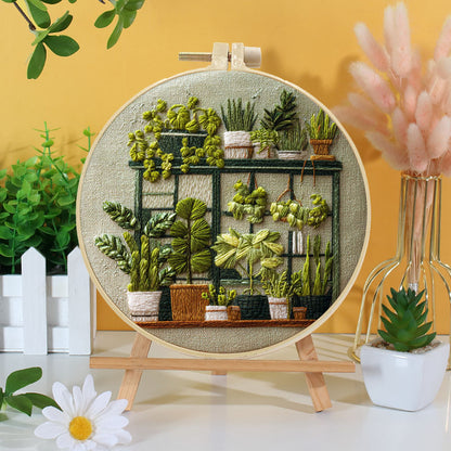 Urban Jungle Embroidery Kit