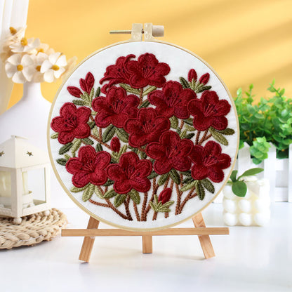 Azalea Blossom Embroidery Kit