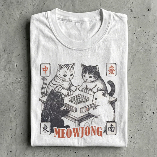 Meowjong Bella Canvas 3001 T-shirt