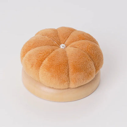 Wooden Pumpkin Pin Cushion
