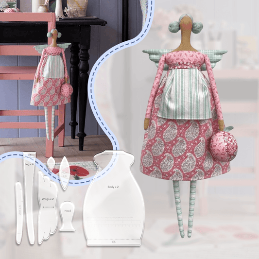 Tilda Kitchen Doll Template Set (7 PCS) - With Instructions