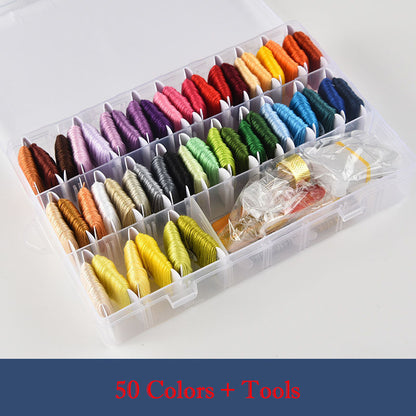 Embroidery Thread Set: Vibrant Colors for Your Creative Projects