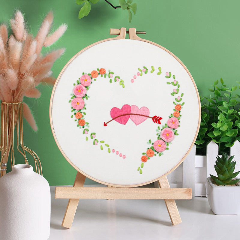 Heartfelt Embroidery Kit: Stitch Your Love into Every Thread