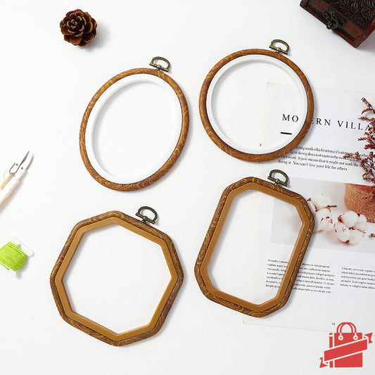 Faux Wood Embroidery Hoop Sets: Perfect for Your Crafting Needs!
